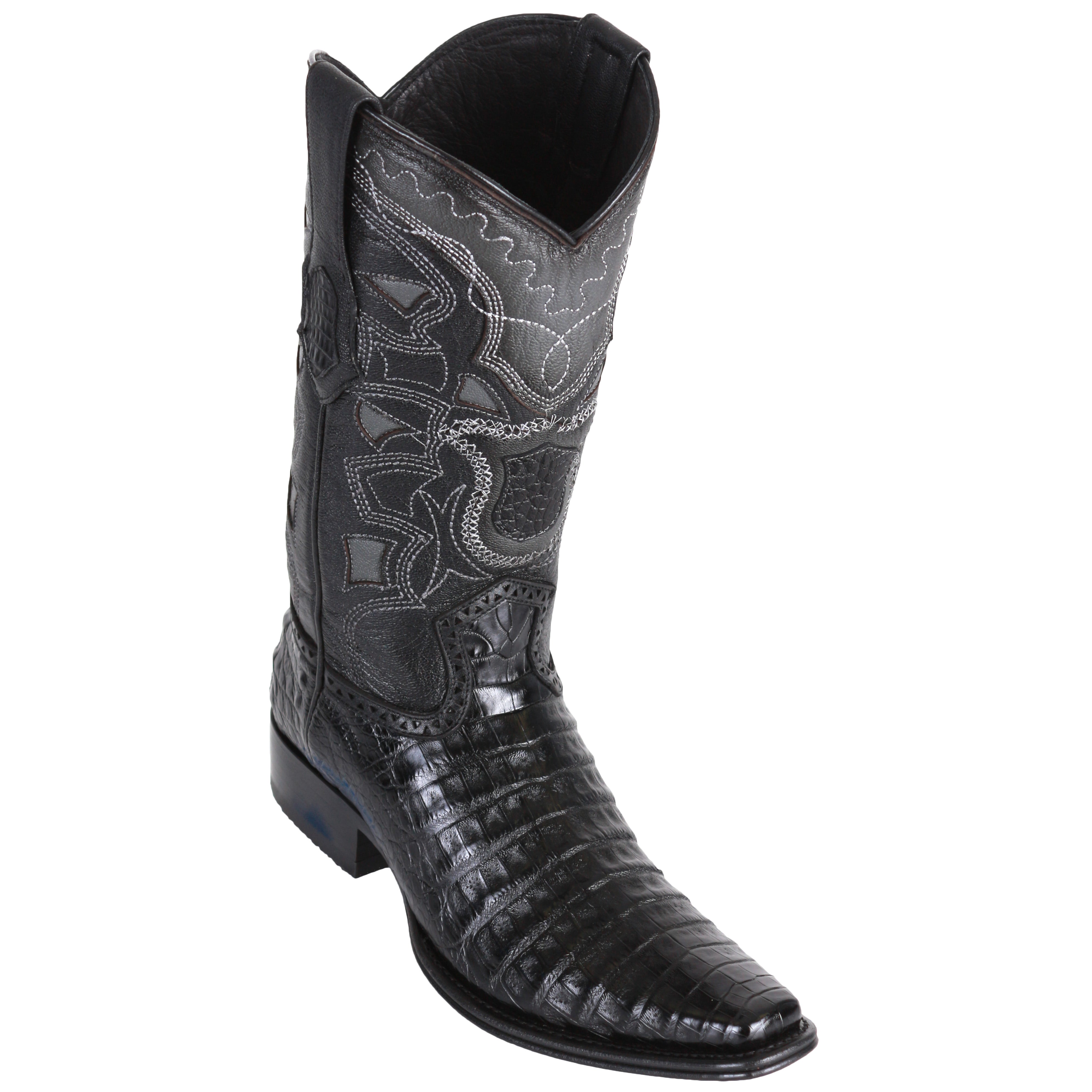Caiman European Toe Cowboy Boots - EE