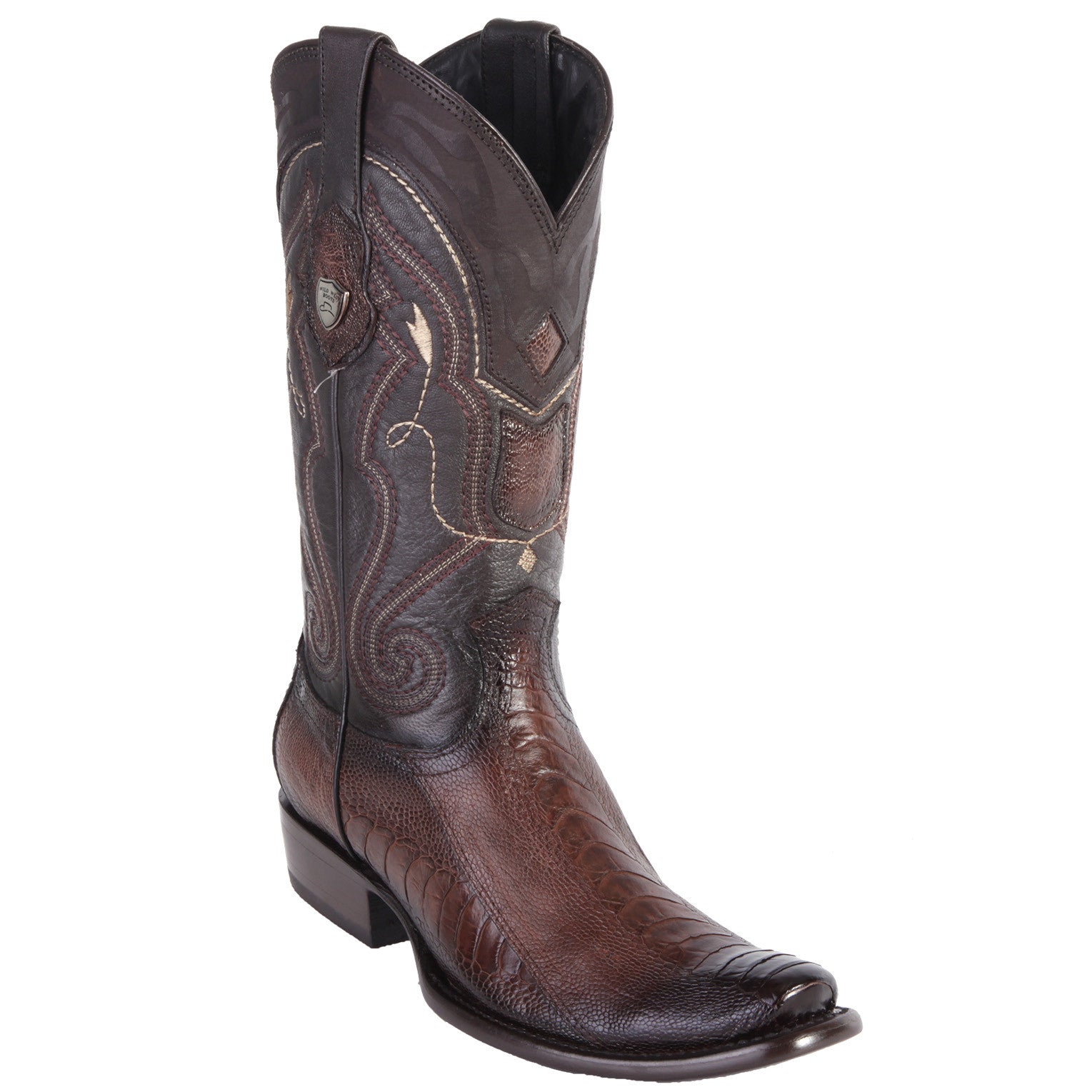 Ostrich Leg Mens Cowboy Boots Dubai Toe - EE