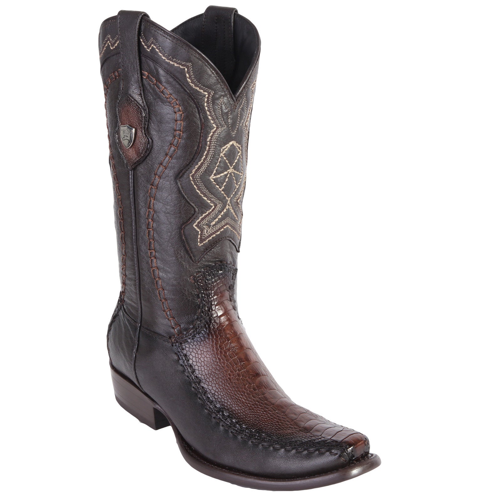 Ostrich Leg Mens Cowboy Boots Dubai Toe - EE