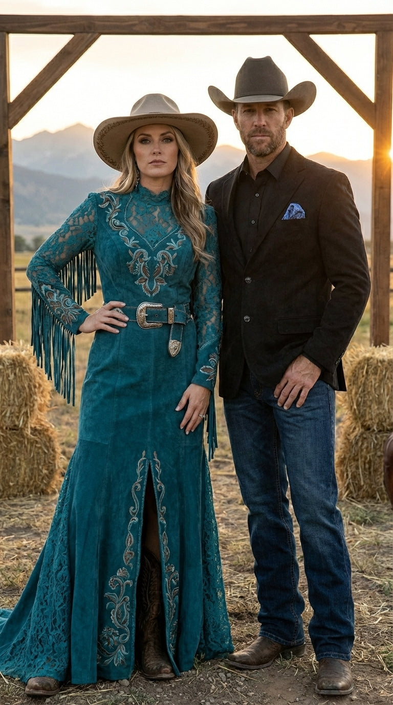 Men’s Black Suede Cowboy Blazer with Elbow Patch Sleeves – Black Western Style Suede Sport Coat for Casual and Smart Casual Wear - 36 Short