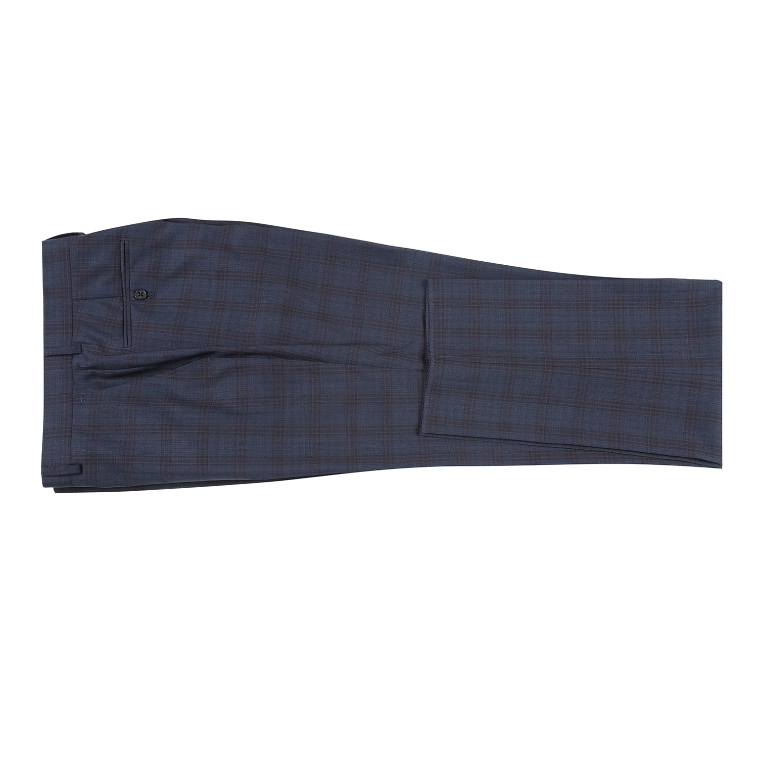 566-3 Men's Classic Fit Wool Suits - 38Lx32W