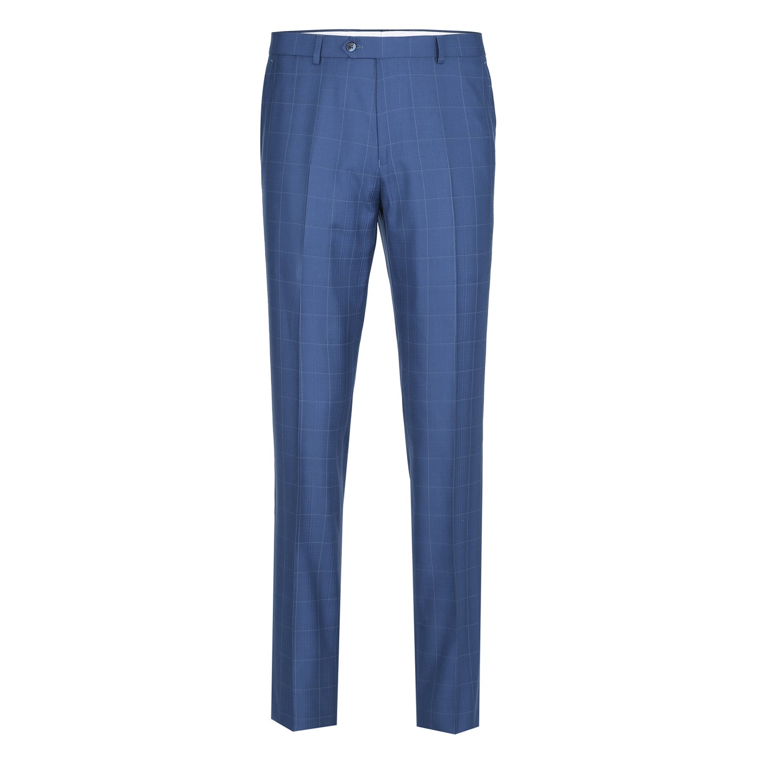 291-20 Men's Slim Fit 2-Piece Single Breasted Check Dress Suit - 36Sx30W