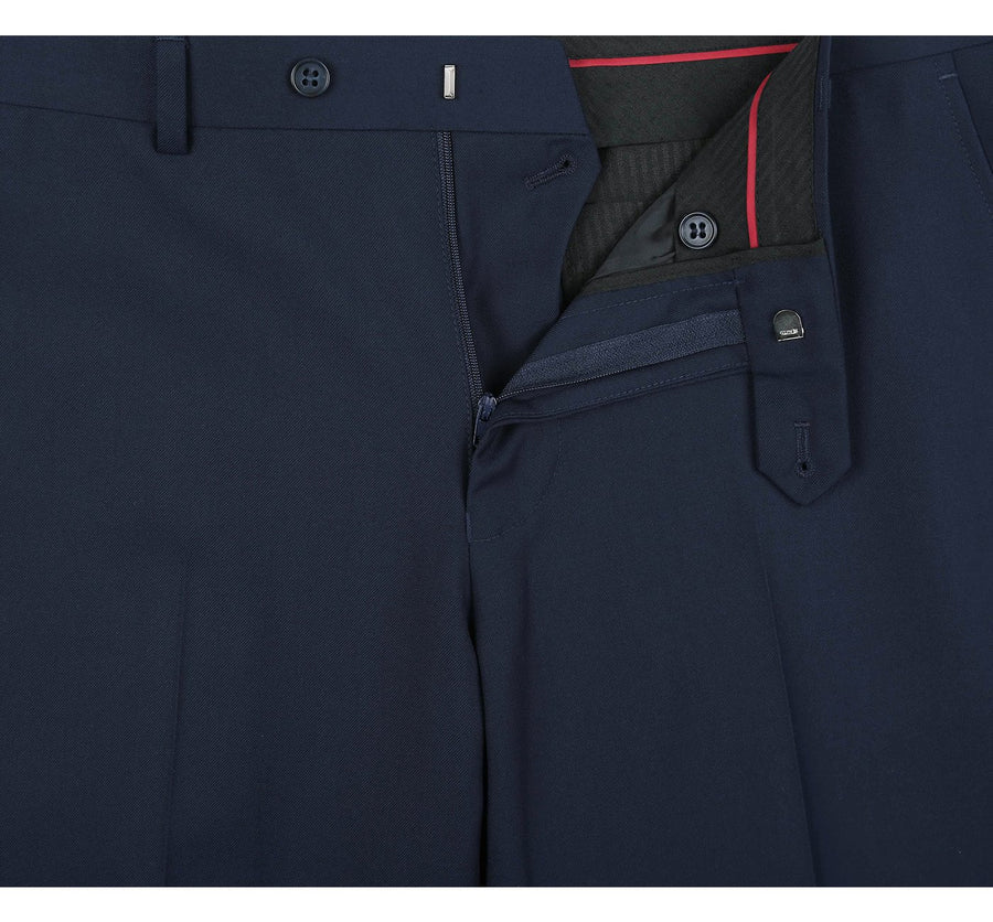 Navy Blue Slim Fit Shawl Collar Tuxedo for Men - Traditional Style - 34 Short