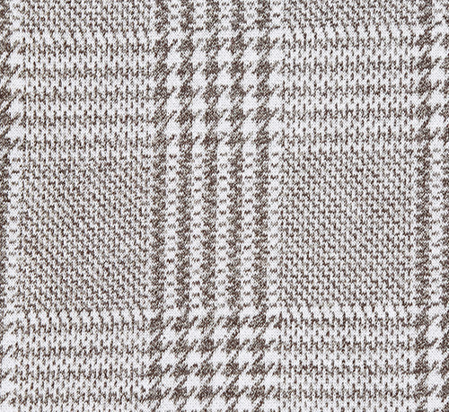 Half Canvas Slim Fit Blazer in Plaid Gray - 38R