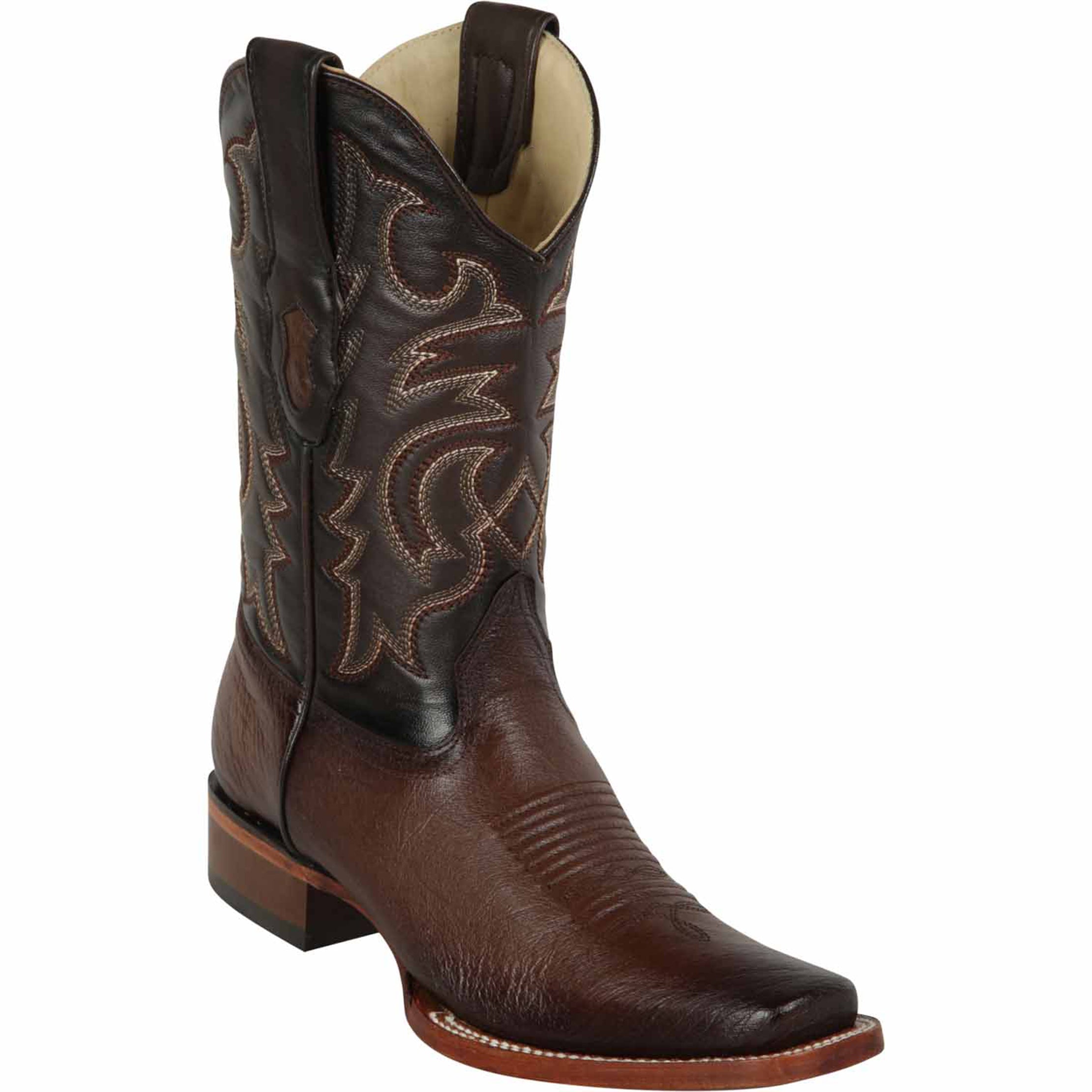 Square Toe Ostrich Boots - EE