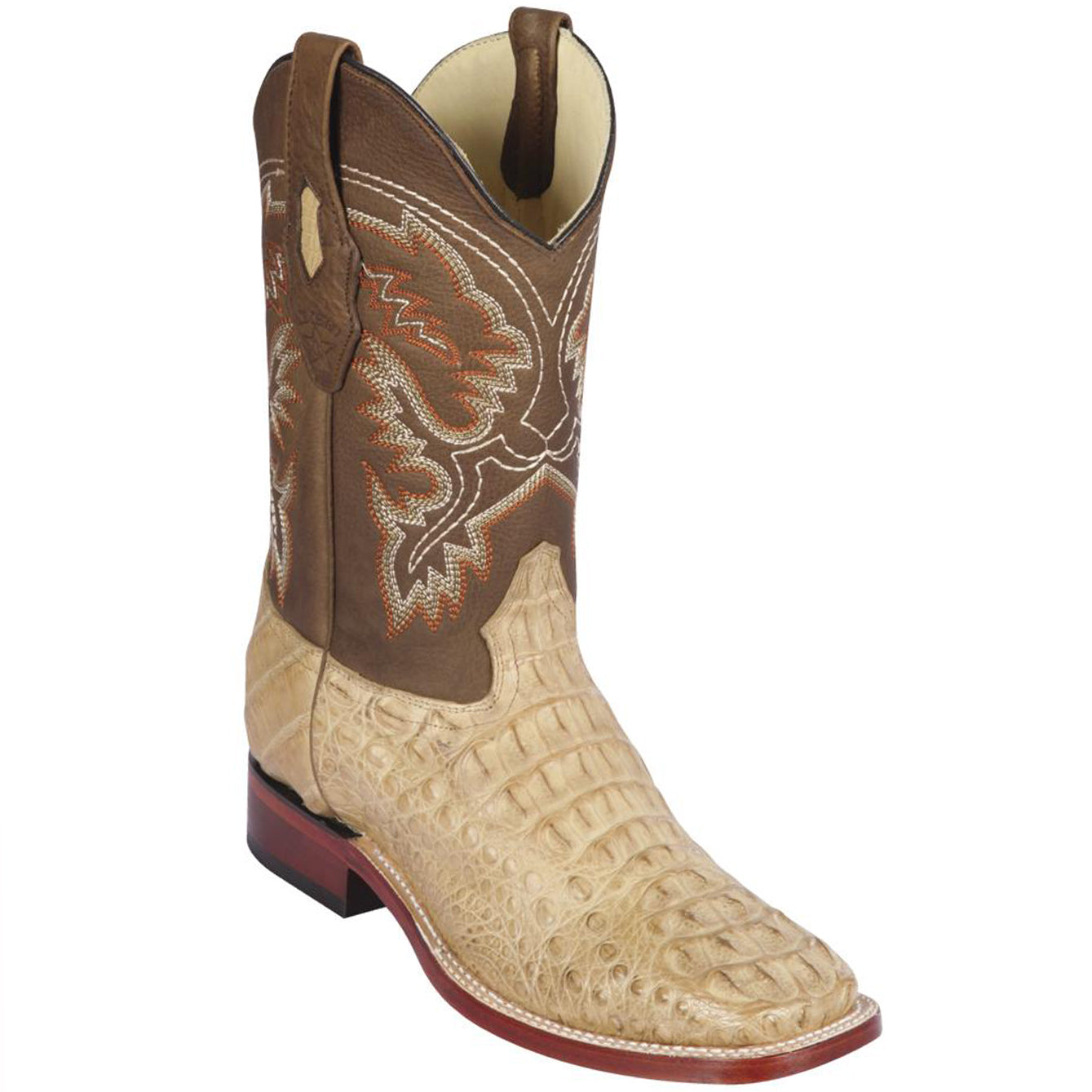 Caiman Hornback Cowboy Boots - EE