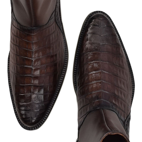 Caiman Belly Dress Boots