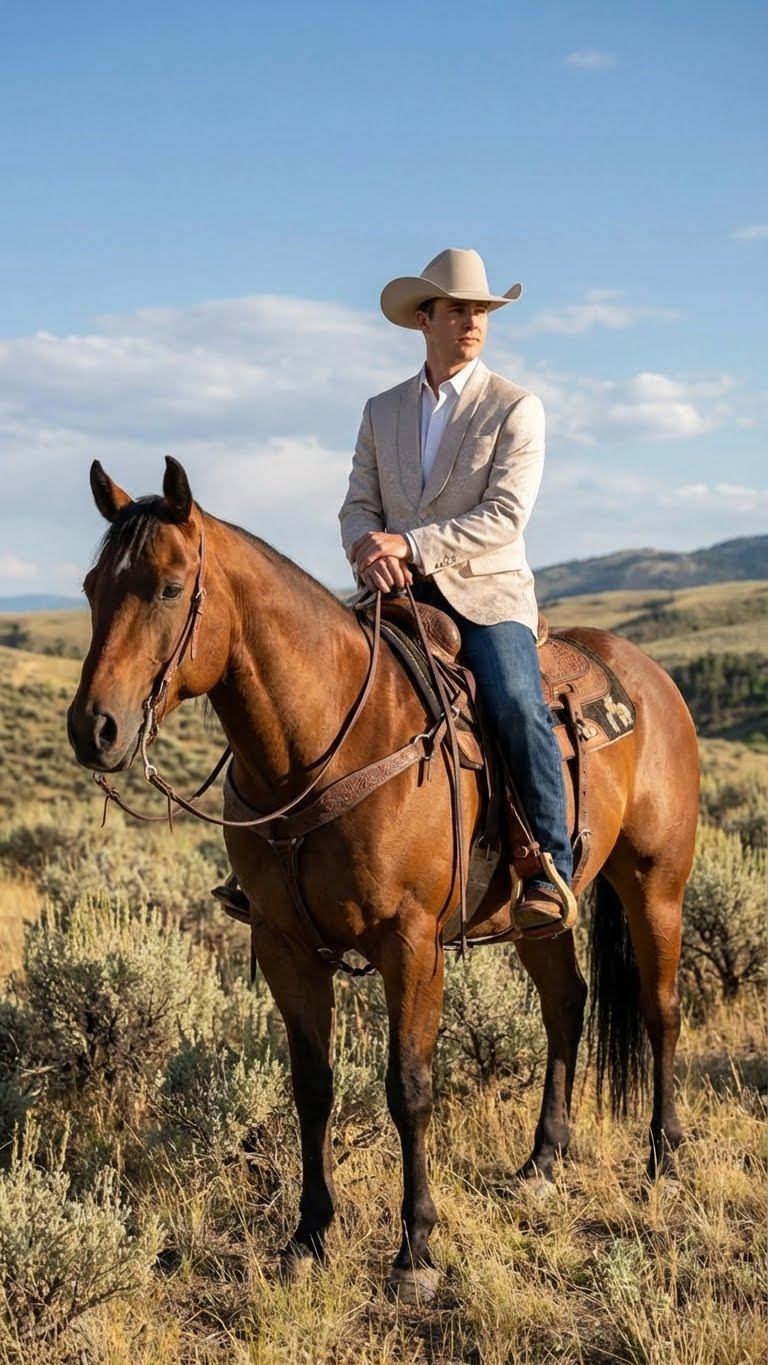 Men’s Tan Khaki Beige Cream Champaign Paisley Western Blazer Jacket, Embossed Dress Sport Coat for Wedding Party Rodeo Style - 36 Short