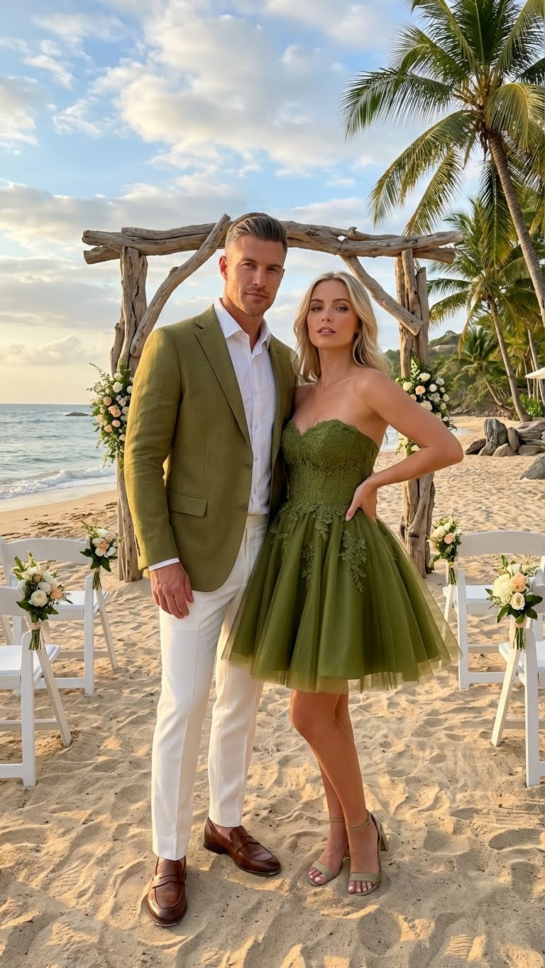 Men’s Olive Green Blazer Sport Coat – Linen Fabric Summer in pistachio sage green - 36 Short