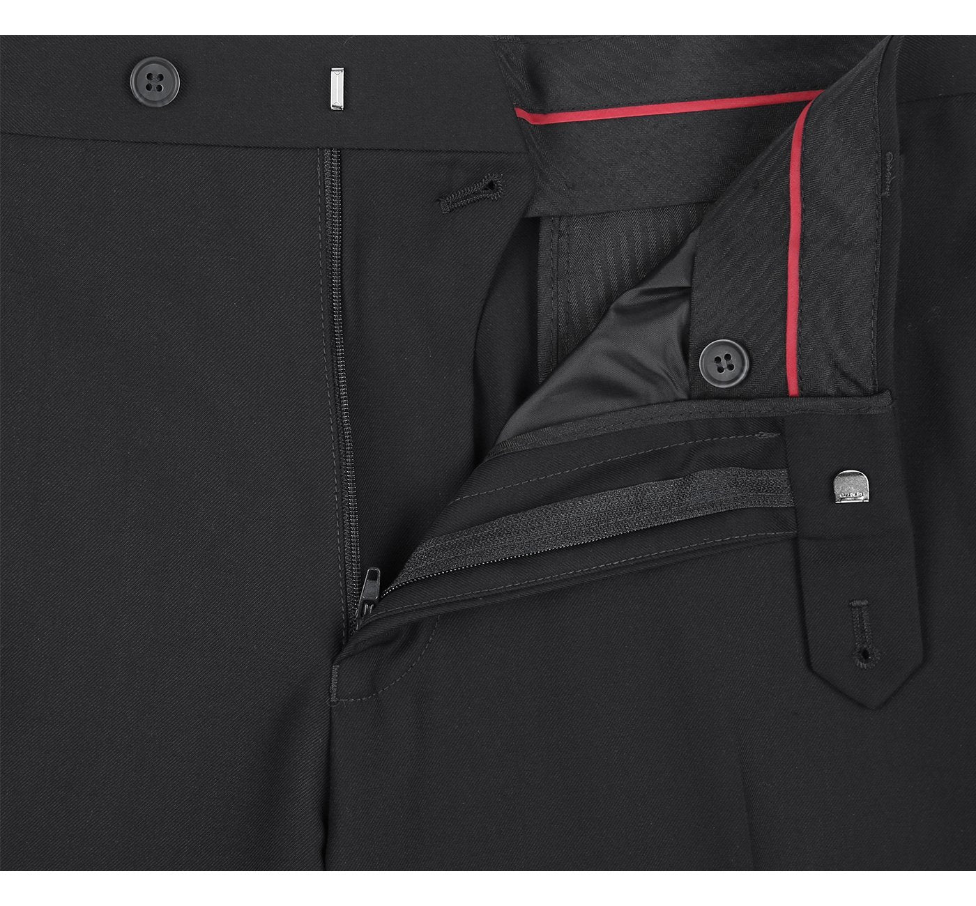 2110-1 Men's Slim Fit Solid Stretch 2-Piece Suit - 34Sx28W