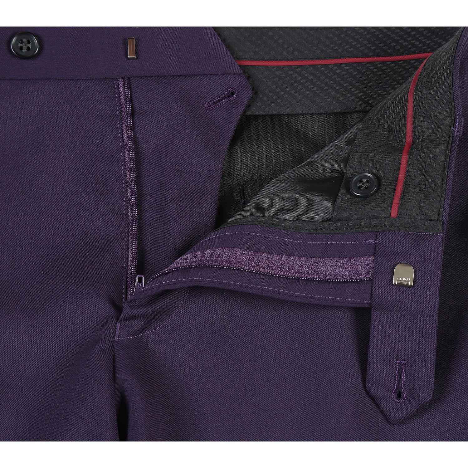 566-4 Men's Slim Fit Wool Suits - 38Lx32W