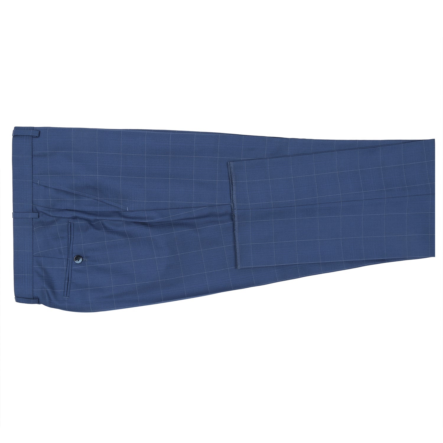 291-20 Men's Slim Fit 2-Piece Single Breasted Check Dress Suit - 36Sx30W