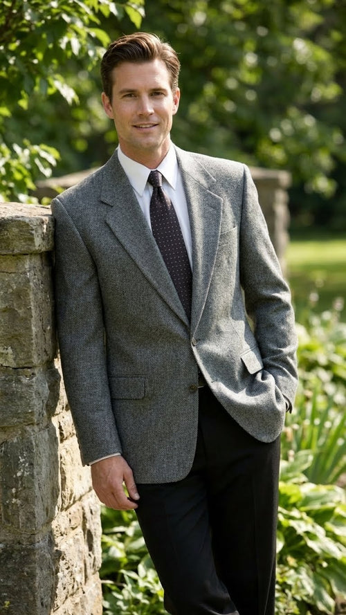 Mens Dark Grey Blazer Charcoal Grey Sport Coat Jacket
