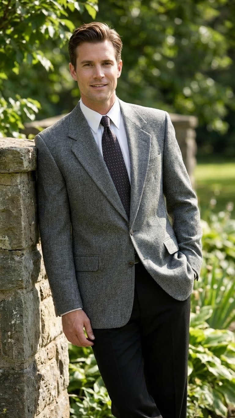 Mens Dark Grey Blazer Charcoal Grey Sport Coat Jacket - 36 Short
