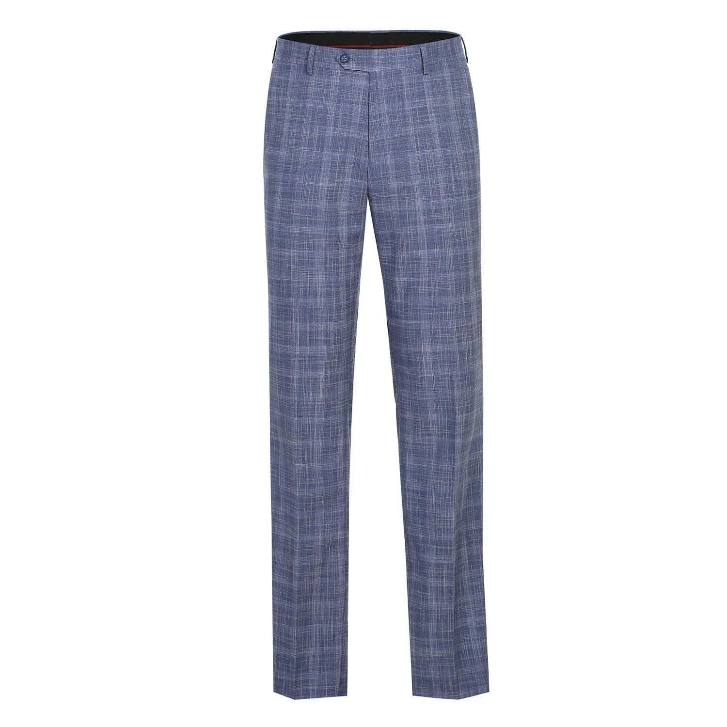 293-24 Men's Slim Fit Checked Suits - 38Lx32W