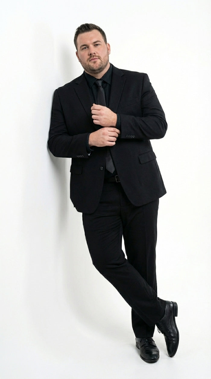 Mens Black Blazer – John Wick Inspired Classic Formal Blazer for Men Sleek Action Style Evening Jacket