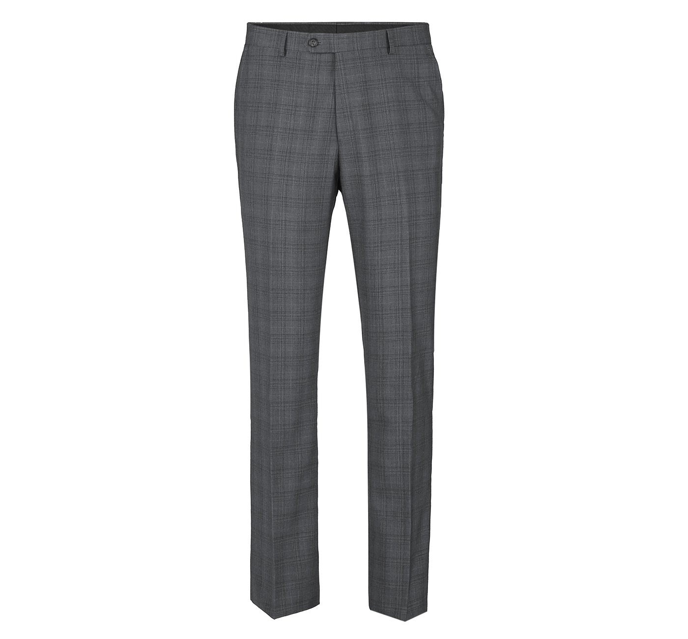 278-1 Men's 3-Piece Classic Fit Single Breasted Windowpane Suit - 34Sx28W