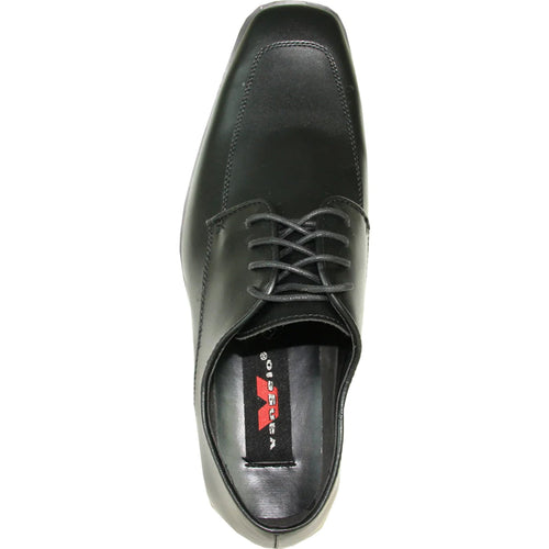 "Black Classic Moc Toe Men's Tuxedo Prom 2026 Shoe"