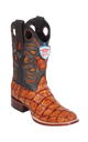 Bota de Pirarucu Original Horma Punta Recortada Wild West