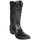black lizard boots snip toe