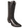 Black snip toe cowboy boots 