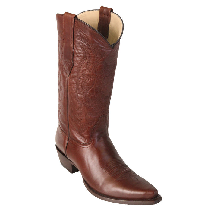 Brown snip toe cowboy boots 