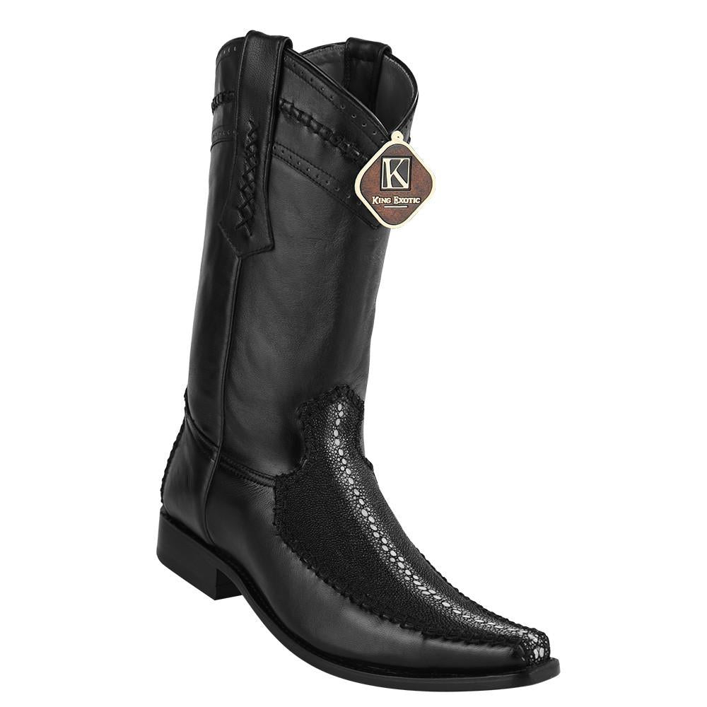 King Exotic Men's Stingray Row-Stone European Toe Boot - 6EE