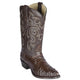 Brown Hornback Caiman Cowboy Boot