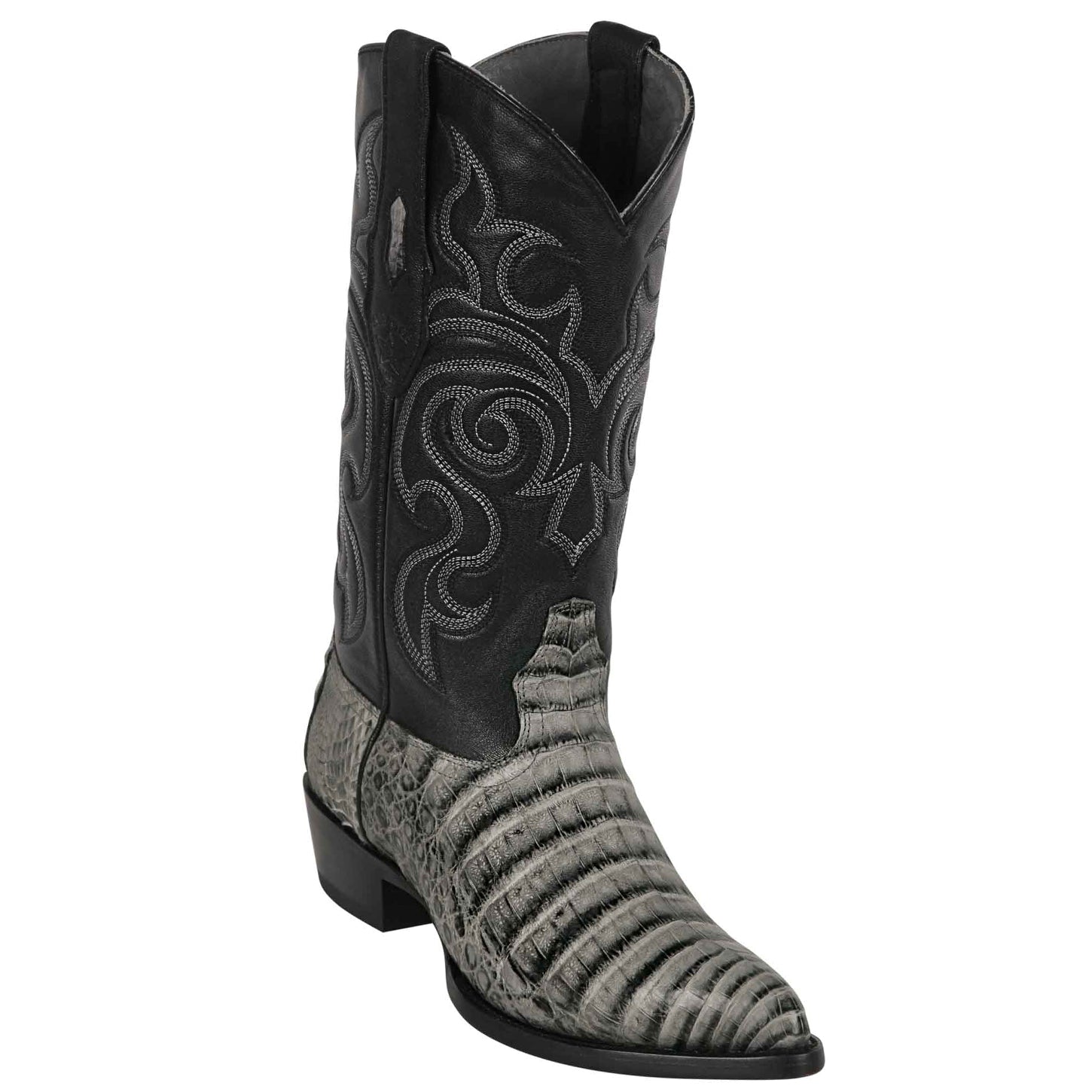 Mens Belly Caiman Cowboy Boots J-Toe - EE