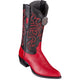 Ostrich Red Cowboy Boots 