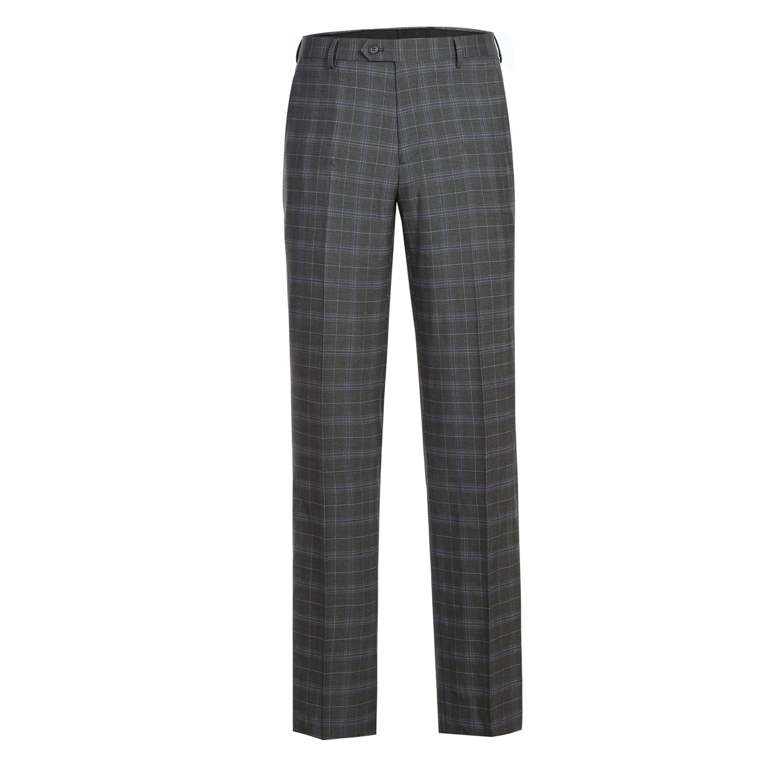 293-25 Men's Classic Fit Checked Suits - 38Lx32W