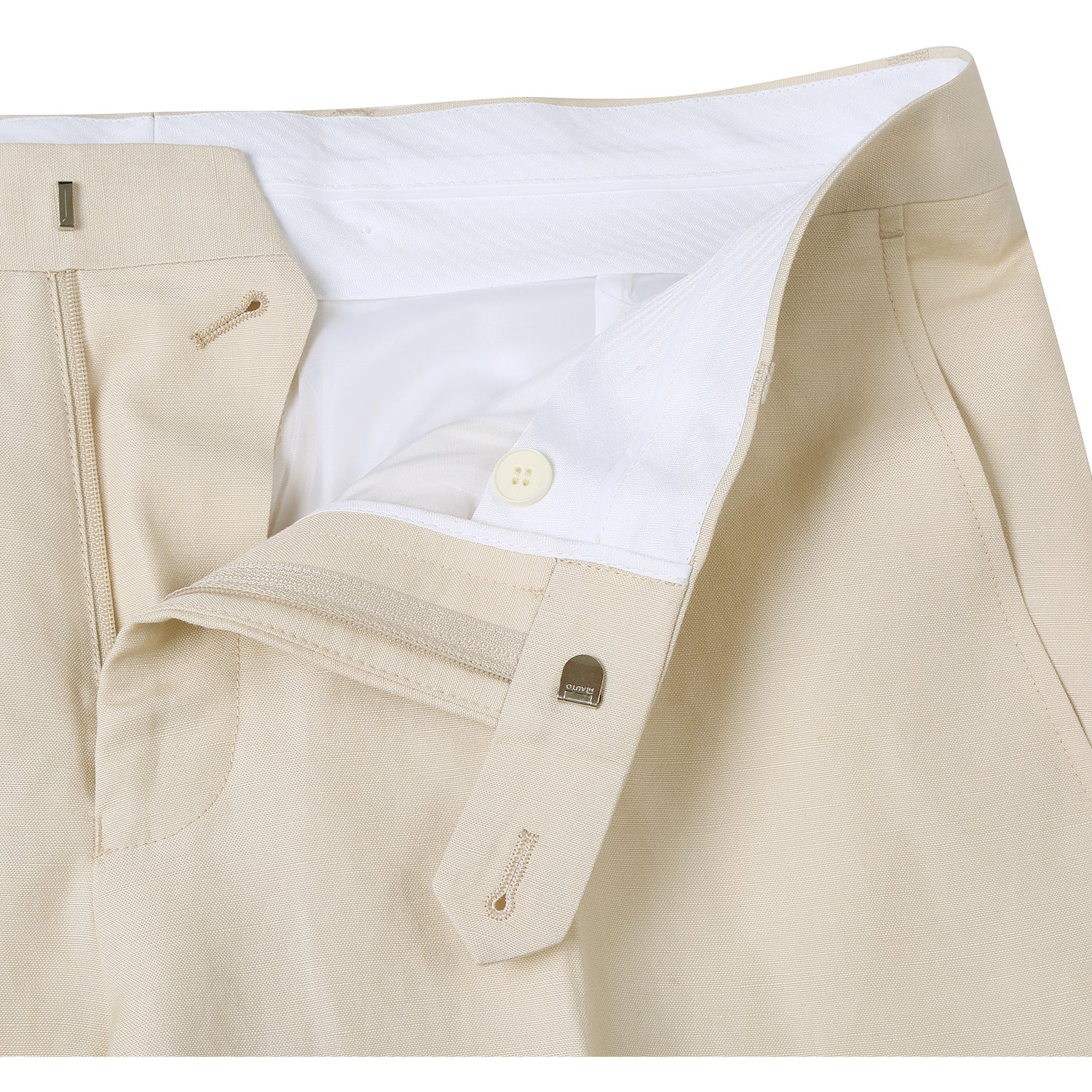 611-6 Men's New Slim Fit Checked Linen Suits - 38Lx32W