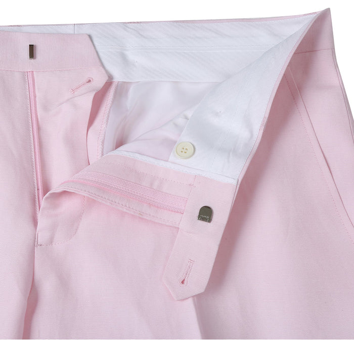 611-4 Men's New Slim Fit Checked Linen Suits