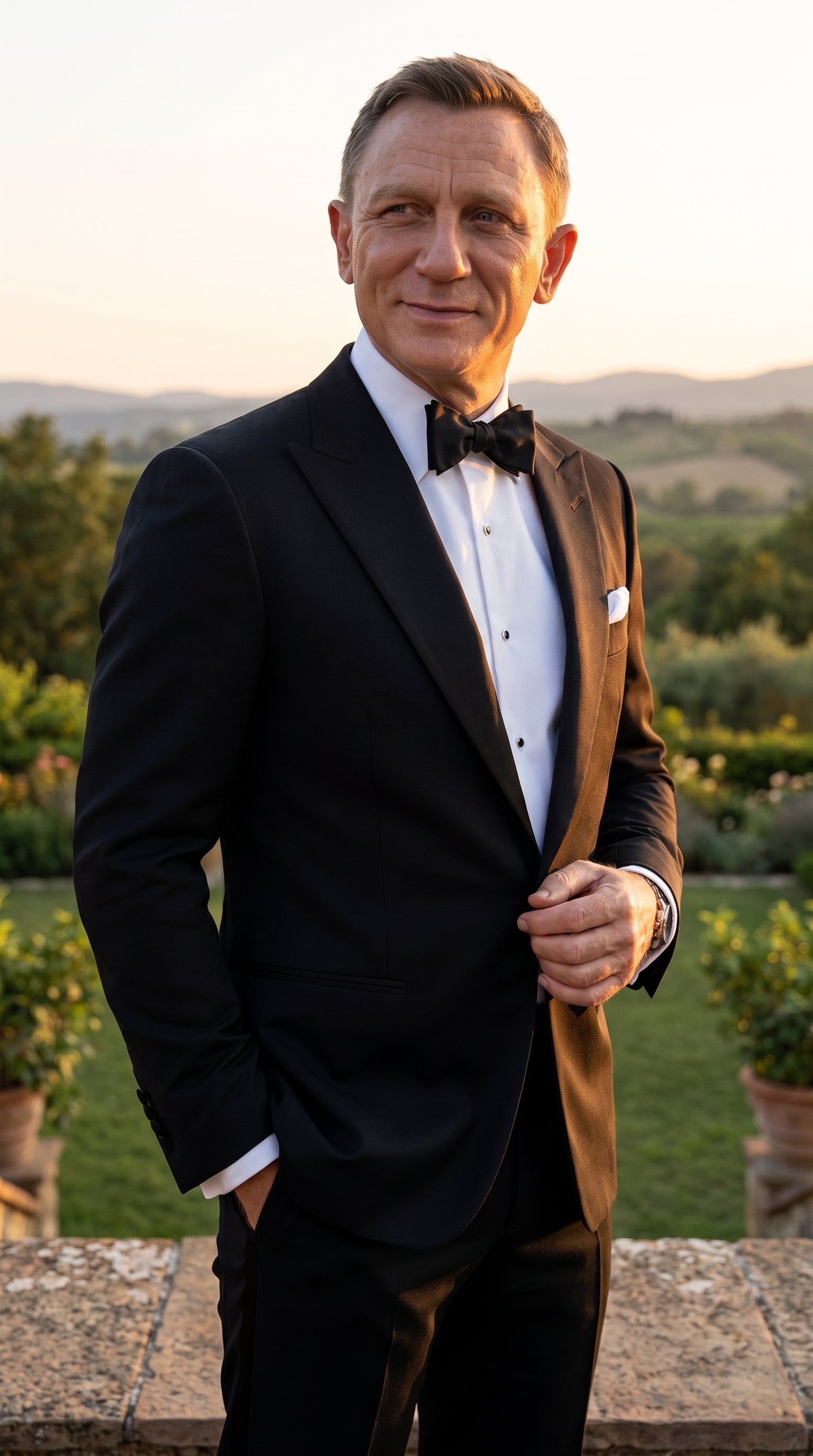 Men’s James Bond Style Black Dinner Jacket Blazer – Classic Formal Tuxedo Evening Wear