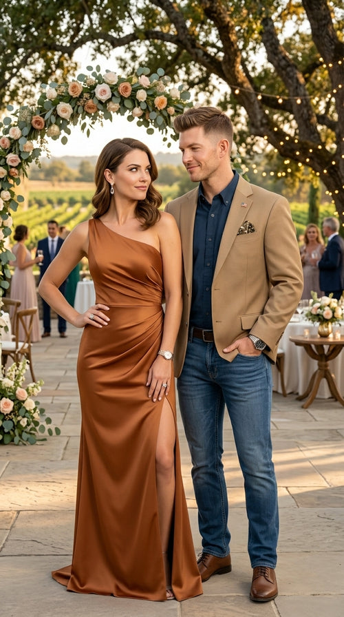 Mens Khaki Camel Bronze Taupe Blazer, Classic Business Casual Wedding Sport Coat Jacket in Tan Color