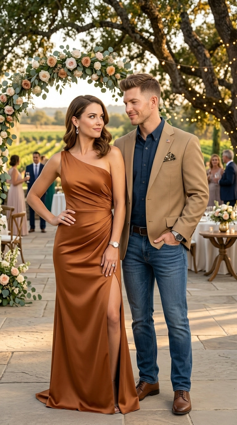Mens Khaki Camel Bronze Taupe Blazer, Classic Business Casual Wedding Sport Coat Jacket in Tan Color - 36 Short