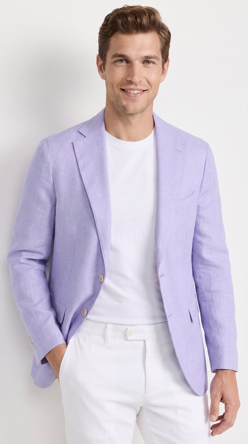Men’s Lavender Sport Coat – Two-Button Wedding, Business and Smart Casual Blazer