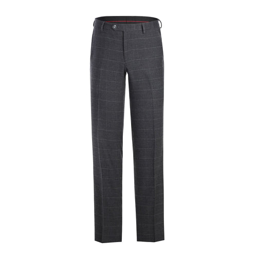 293-31 Men's Slim Fit Checked Suits