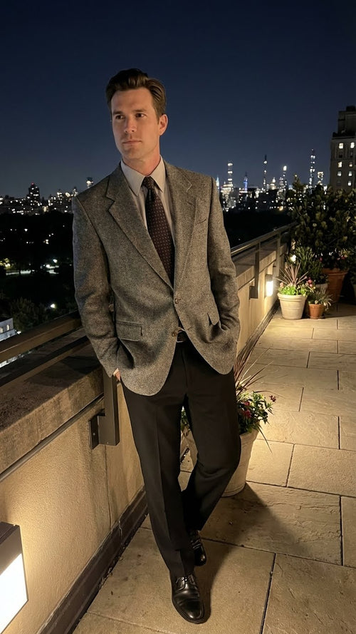 Mens Dark Grey Blazer Charcoal Grey Sport Coat Jacket