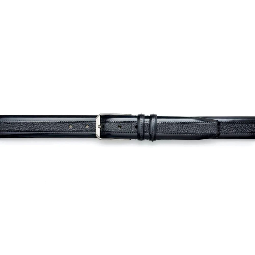 Mezlan Leather and Deerskin Belt - 38