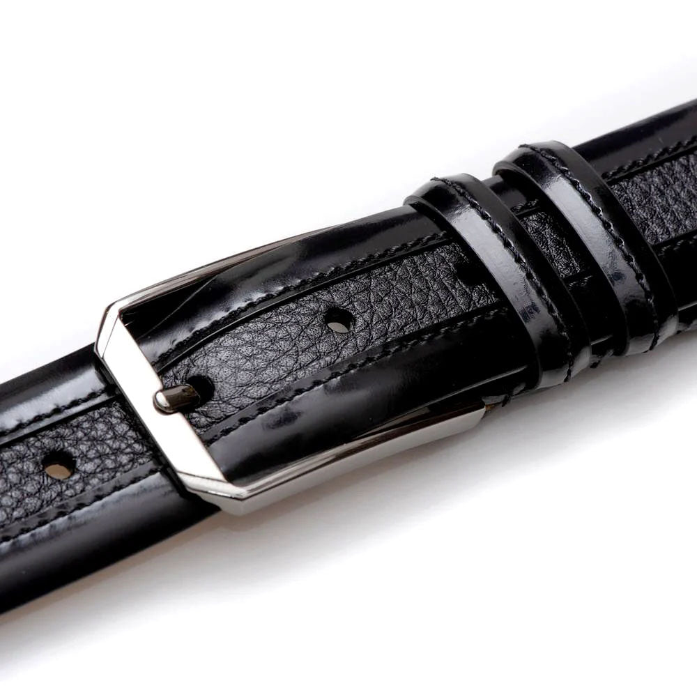 Mezlan Leather and Deerskin Belt - 38