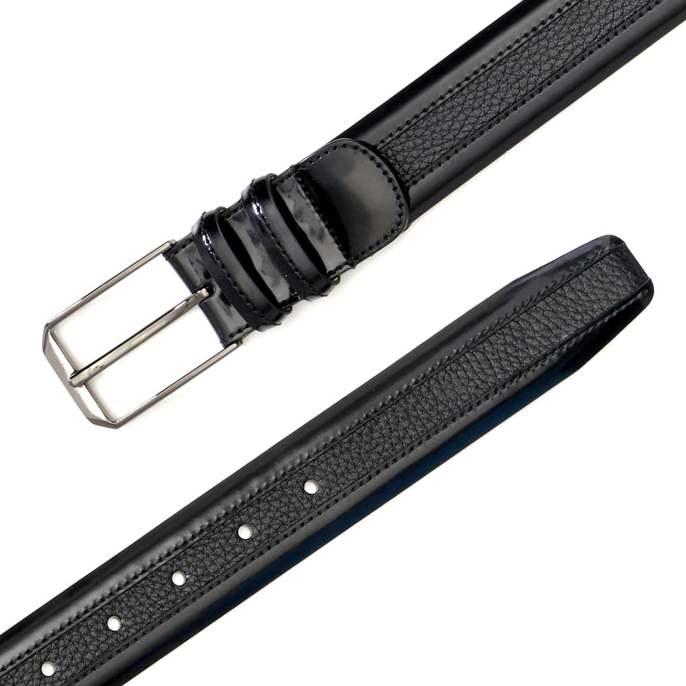 Mezlan Leather and Deerskin Belt - 38