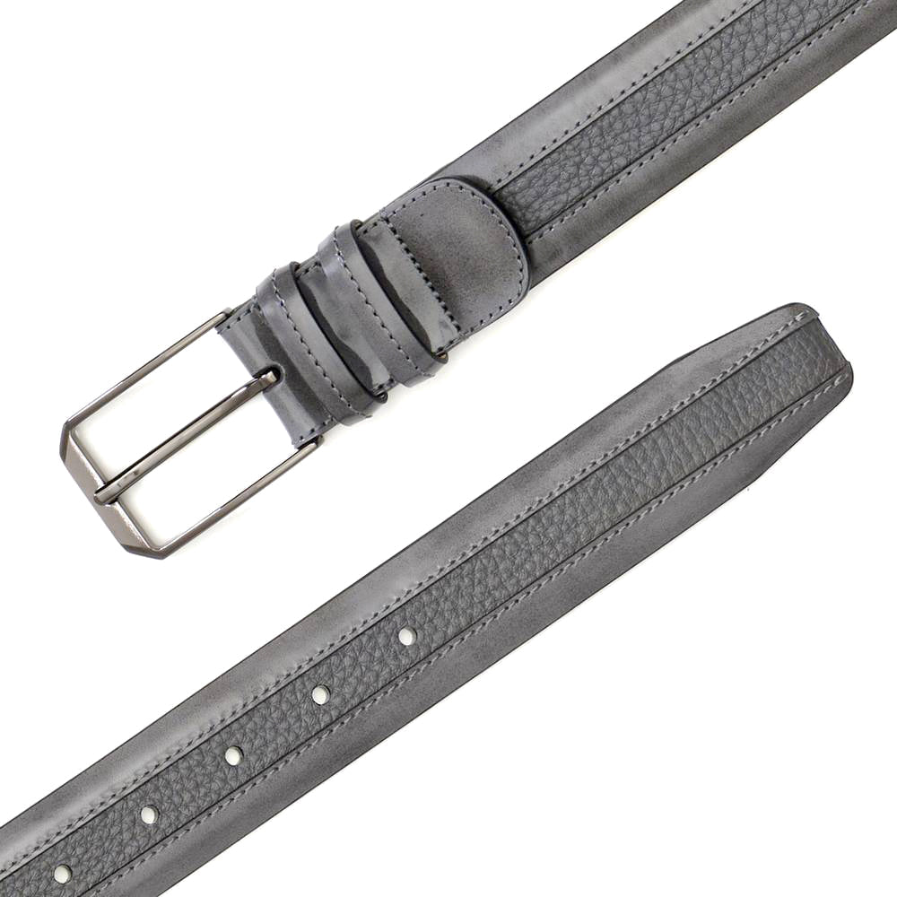 Mezlan Leather and Deerskin Belt - 38