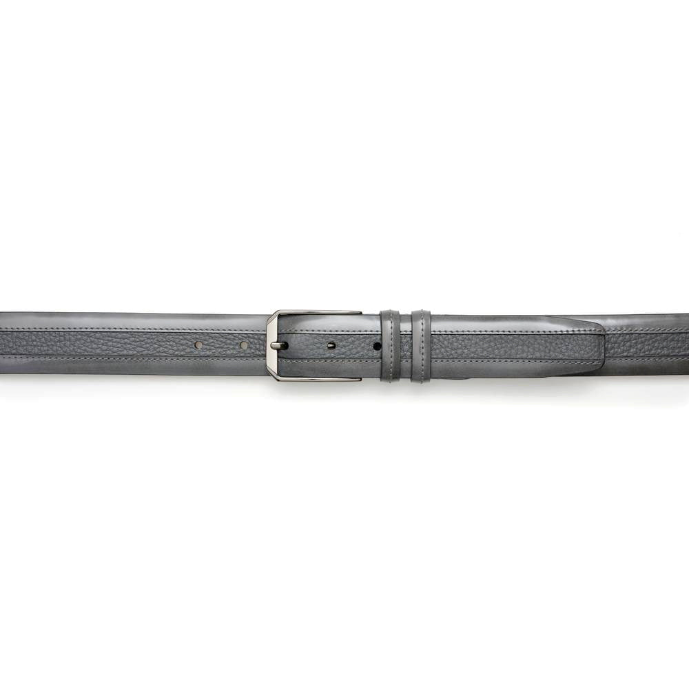 Mezlan Leather and Deerskin Belt - 38