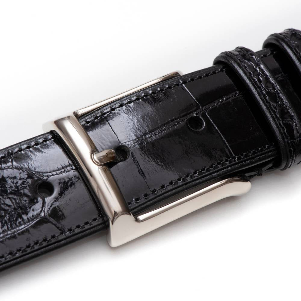Mezlan Alligator Belt: Luxurious Exotic Leather Accessory - 34