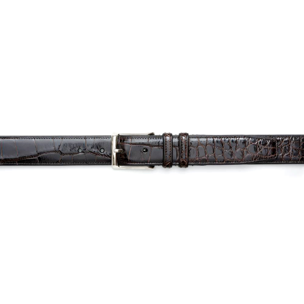 Mezlan Alligator Belt: Luxurious Exotic Leather Accessory - 34