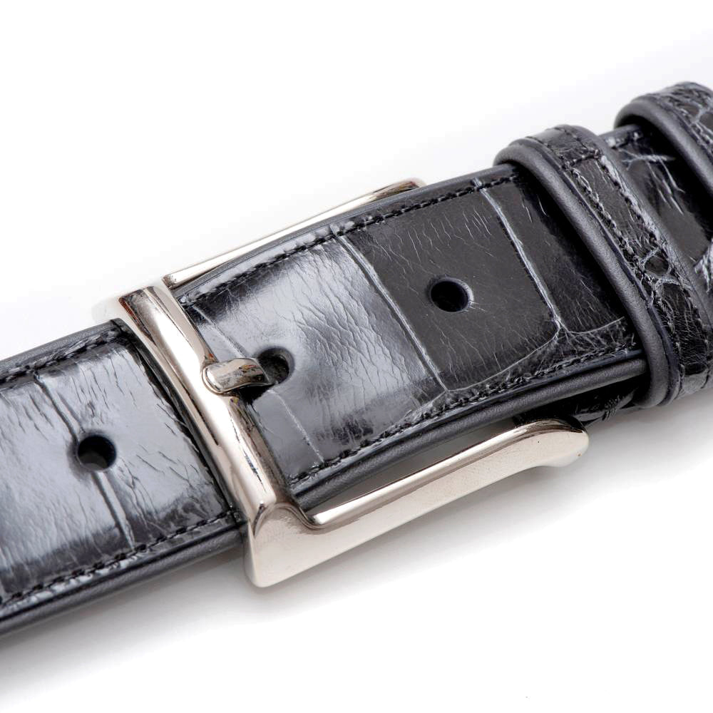 Mezlan Alligator Belt: Luxurious Exotic Leather Accessory - 34