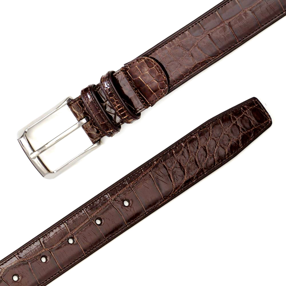 Mezlan Alligator Belt: Luxurious Exotic Leather Accessory - 34