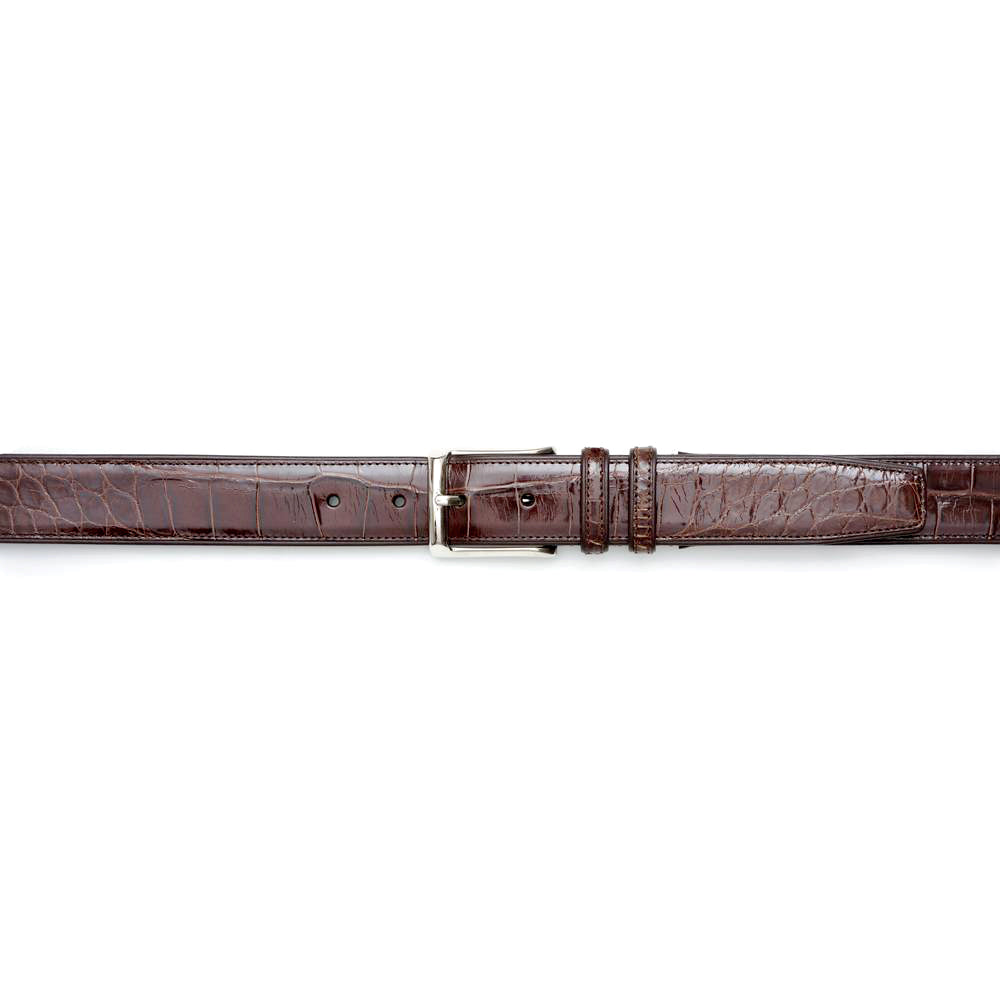 Mezlan Alligator Belt: Luxurious Exotic Leather Accessory - 34