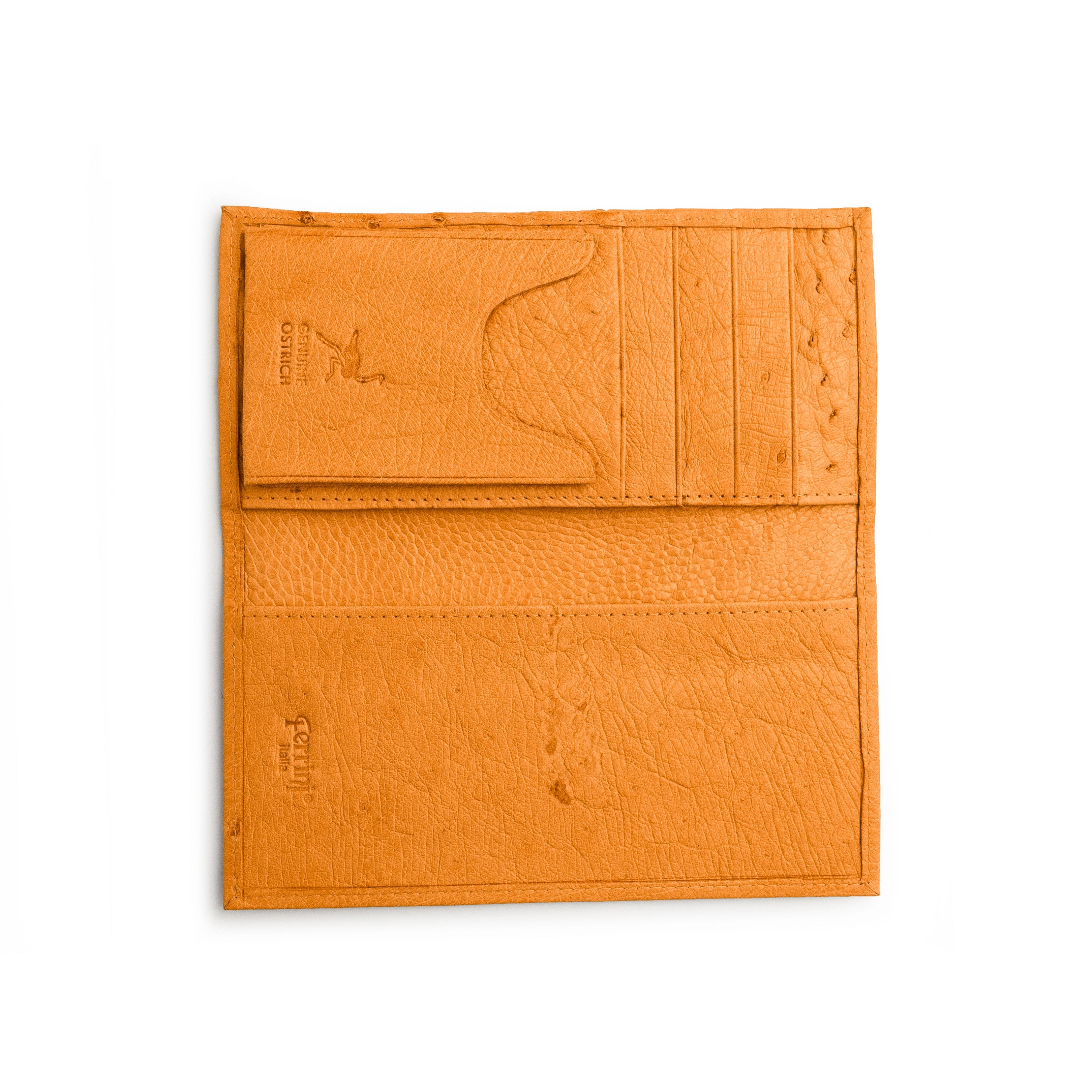 Ferrini Smooth Ostrich Checkbook - Default Title
